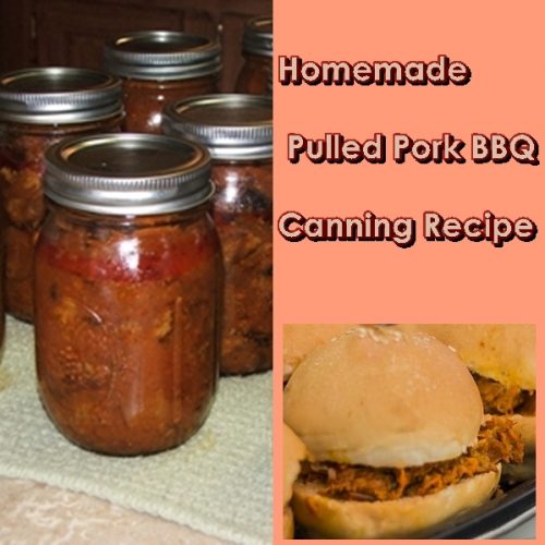 Homemade Pulled Pork BBQ Canning Recipe