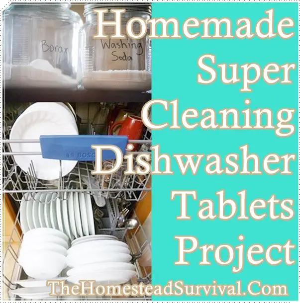 Homemade Super Cleaning Dishwasher Tablets Project