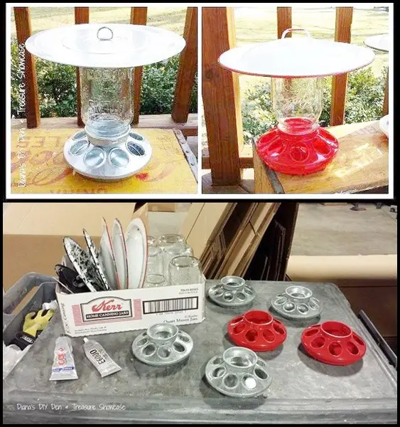 Build Glass Mason Jar Bird Feeder DIY Project 