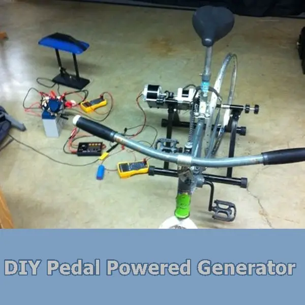 DIY Pedal Powered Generator