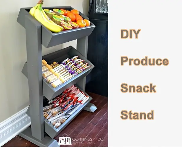 DIY Produce Snack Stand