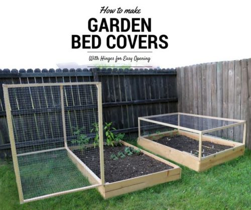 Protective Hinged Raised Garden Bed Cover Project