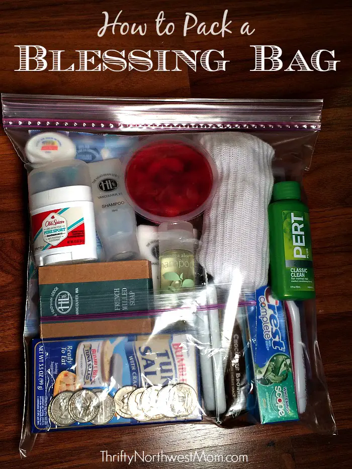 How To Pack Blessing Bag for Homeless People Project | The Homestead ...