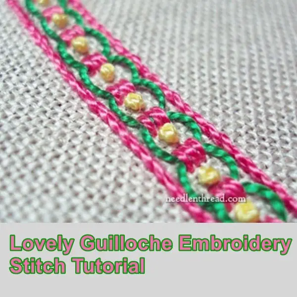 Lovely Guilloche Embroidery Stitch Tutorial