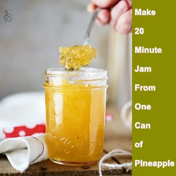 Make 20 Minute Jam From One Can of Pineapple