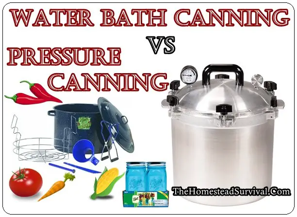 Water Bath Canning VS Pressure Canning
