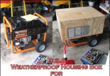 Build Weatherproof Housing Box for Portable Generator