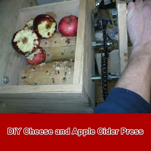 DIY Cheese and Apple Cider Press