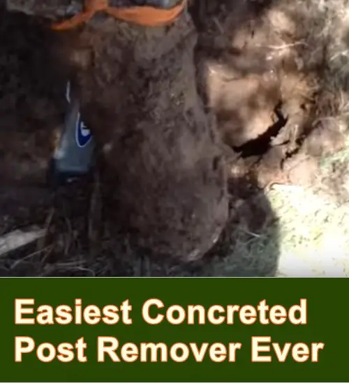 Easiest Concreted Post Remover Ever