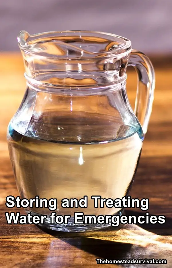 Storing and Treating Water for Emergencies