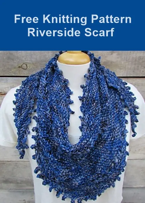 Free Knitting Pattern Riverside Scarf