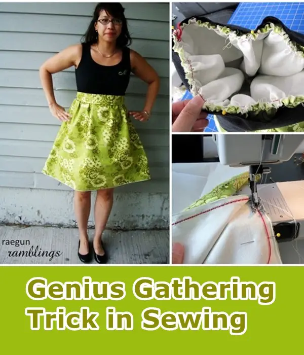 Genius Gathering Trick in Sewing