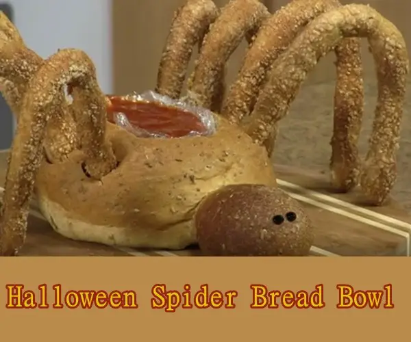 Halloween Spider Bread Bowl