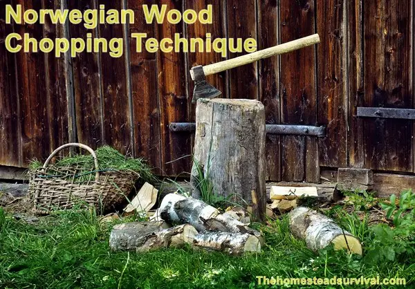Norwegian Wood Chopping Technique