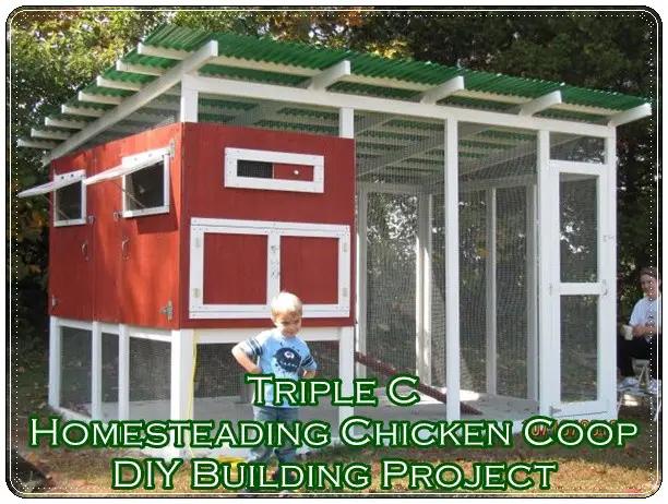 Triple C Homesteading Chicken Coop DIY Building Project