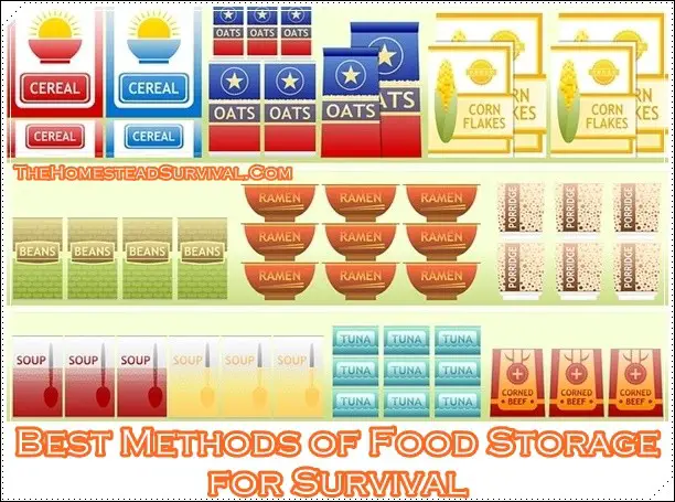 The Best Methods of Food Storage for Survival
