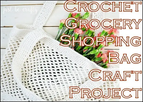 Crochet Grocery Shopping Bag Craft Project