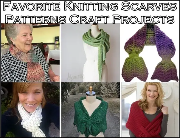 Favorite Knitting Scarves Patterns Craft Projects