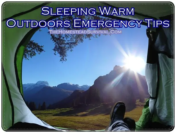 Sleeping Warm Outdoors Emergency Tips