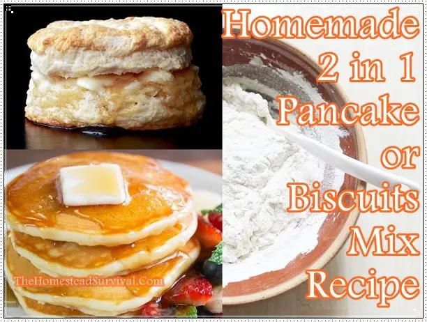 Homemade 2 in 1 Pancake or Biscuits Mix Recipe