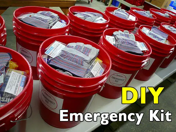 Emergency Supplies 5 Gallon Bucket Kit Project