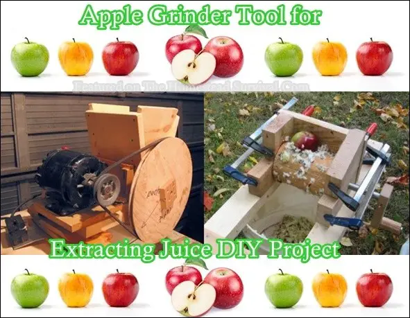 Apple Grinder Tool for Extracting Juice DIY Project