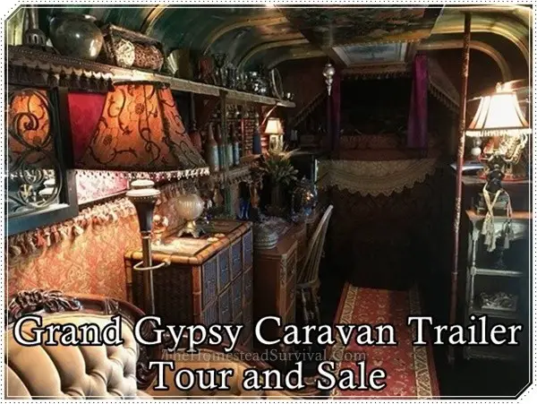 Grand Gypsy Caravan Trailer Tiny House Tour Sale