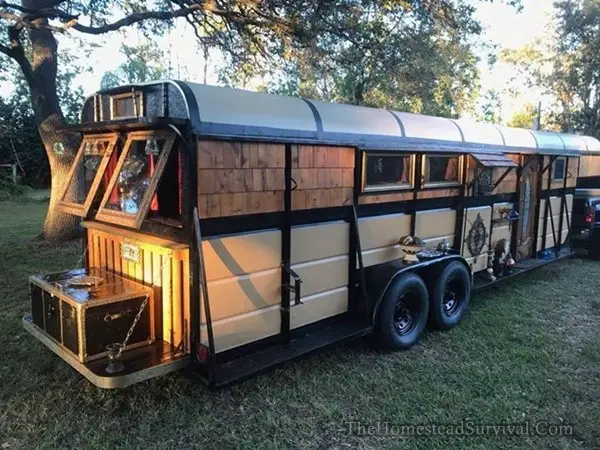 Grand Gypsy Caravan Trailer Tiny House Tour Sale 16