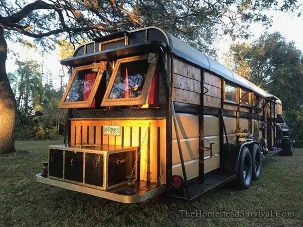 Grand Gypsy Caravan Trailer Tiny House Tour Sale 18