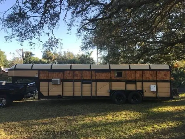 Grand Gypsy Caravan Trailer Tiny House Tour Sale 20