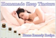 Homemade Sleep Tincture Home Remedy Recipe