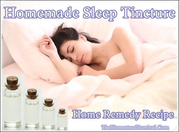Homemade Sleep Tincture Home Remedy Recipe