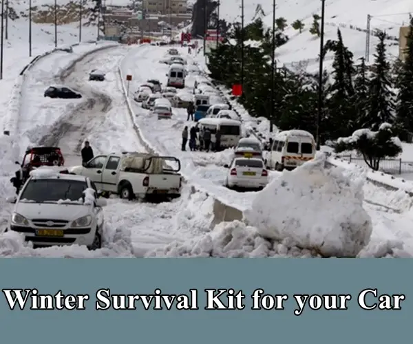 Winter Survival Kit for your Car