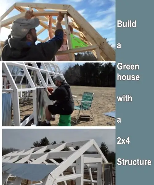 Build a Greenhouse with a 2x4 Structure