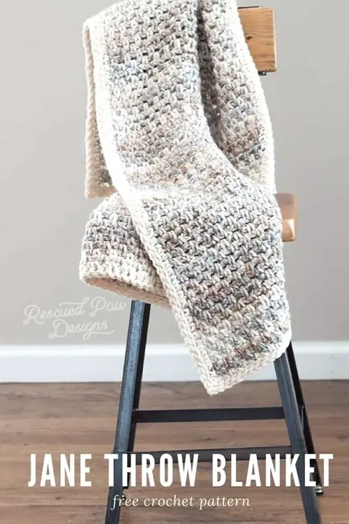 Crochet a Jane Throw in the Size You Prefer Free Pattern