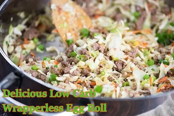 Delicious Low Carb Wrapperless Egg Roll