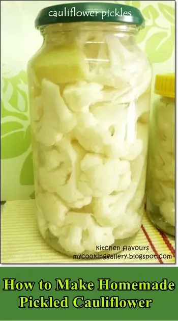 How to Make Homemade Pickled Cauliflower
