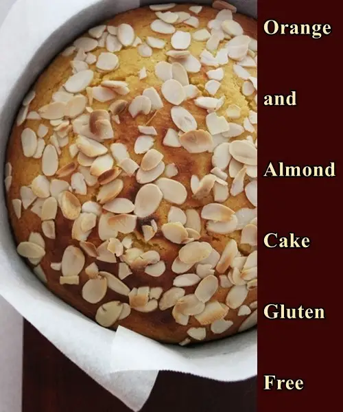 Orange and Almond Cake Gluten Free Recipe