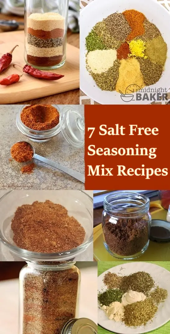 7 Salt Free Seasoning Mix Recipes