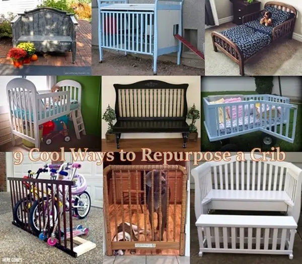 9 Cool Ways to Repurpose a Crib 