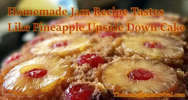 Homemade Jam Recipe Tastes Like Pineapple Upside Down Cake