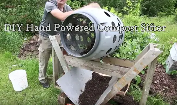 DIY Hand Powered Compost Sifter