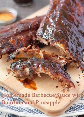 Homemade Barbecue Sauce with Bourbon and Pineapple - The Homestead Survival