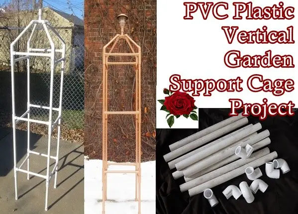 PVC Plastic Vertical Garden Support Cage Project