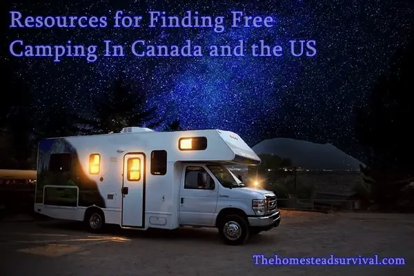 Resources for Finding Free Camping Spots In Canada and the US