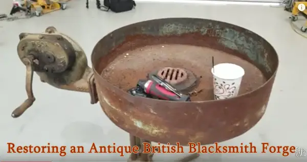 Restoring an Antique British Blacksmith Forge