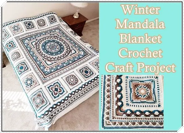 Winter Mandala Blanket Crochet Craft Project