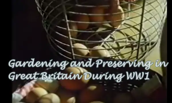 Gardening and Preserving in Great Britain During WW1