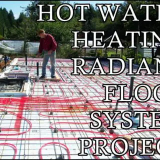 hot water radiant floor heating systems