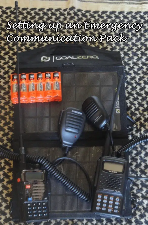 Setting up an Emergency Communication Pack